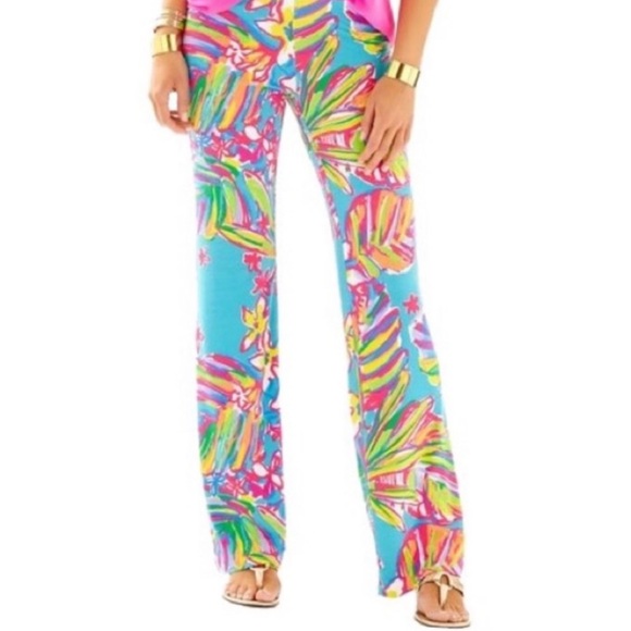 Lilly Pulitzer Pants & Jumpsuits Lilly Pulitzer May Palazzo Pants In Summer Haze